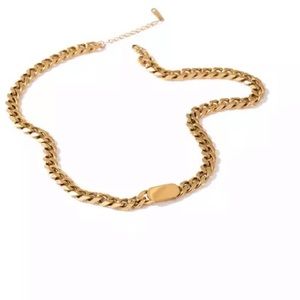 18K Gold Cuban Link Necklace